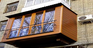 Внешняя отделка балкона Протвино цена от 1046 руб. м/2.